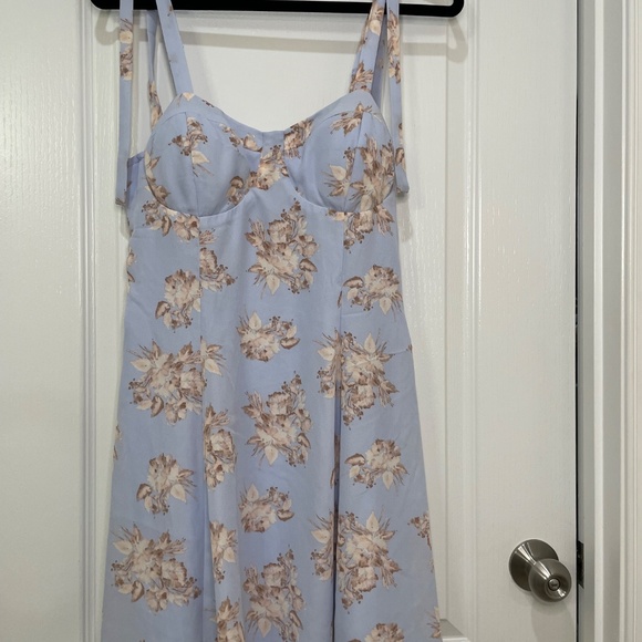 Blue floral dress - Picture 5 of 5